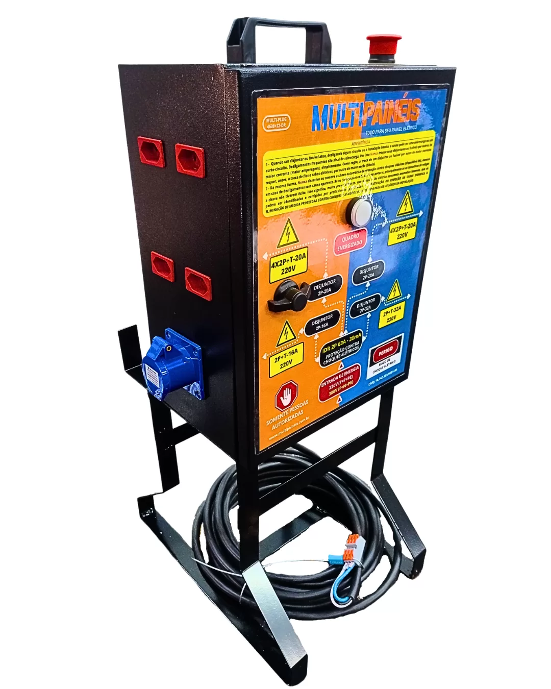 Quadro de Tomadas MULTI-PLUG 10 Saídas